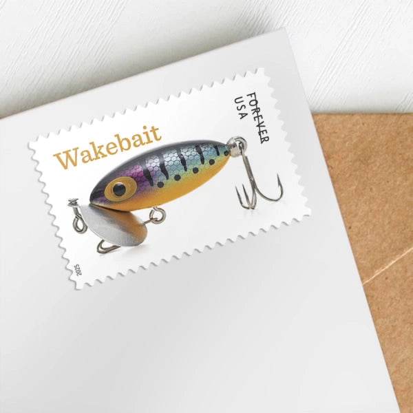 2025 Freshwater Fishing Lures Stamps Sheet of 20 1set=5Sheets Was $73.00/set - stampworldstore