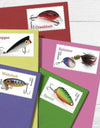 2025 Freshwater Fishing Lures Stamps Sheet of 20 1set=5Sheets Was $73.00/set - stampworldstore