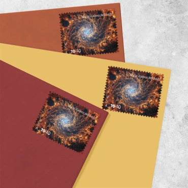 2025 Spiral Galaxy Stamps Sheet of 4Priority Mail Stamp 1set=5Sheets Was $73.00/set - stampworldstore