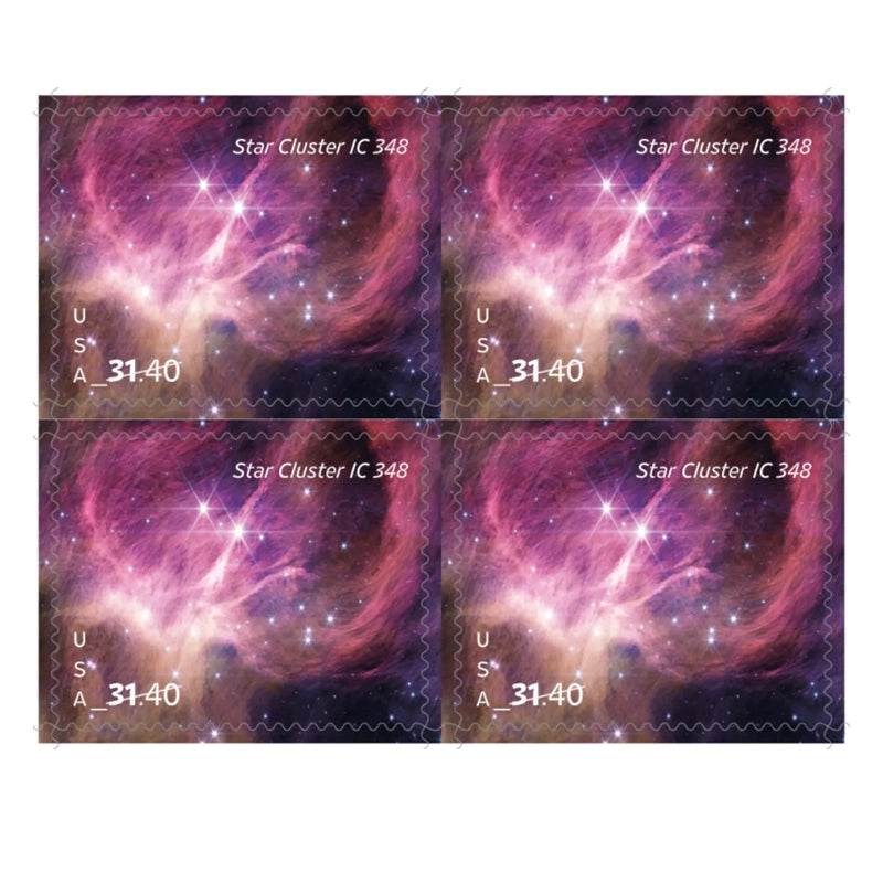 2025 Star Cluster Stamps, Sheet of 4Priority Mail Express Stamp 1set=5Sheets Was $73.00/set - stampworldstore