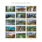 2025 The Appalachian Trail Forever Stamps, Sheet of 15 |Multiple Stamp Designs 1set=5Sheets Was $73.00/set - stampworldstore