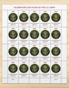 2025 U.S. Army 250th Anniversary Commemorative Stamps 1set=5Sheets Was $73.00/set - stampworldstore