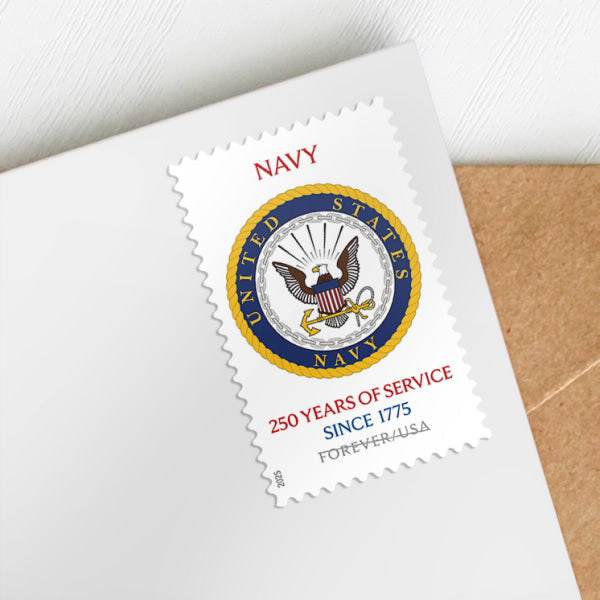 2025 U.S. Navy 250th Anniversary Commemorative Stamps, Sheet of 20 1set=5Sheets Was $73.00/set - stampworldstore