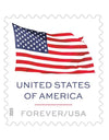 U.S. Flag 2025 Stamps Sheet of 20. 1set=5Sheets Was $73.00/set - stampworldstore