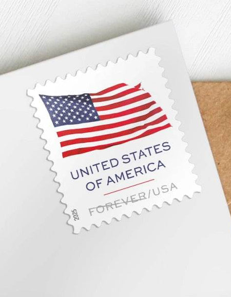 U.S. Flag 2025 Stamps Sheet of 20. 1set=5Sheets Was $73.00/set - stampworldstore