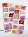 2025 Dahlias Stamps Sheets of 20 1set=5Sheets Was $73.00/set - stampworldstore