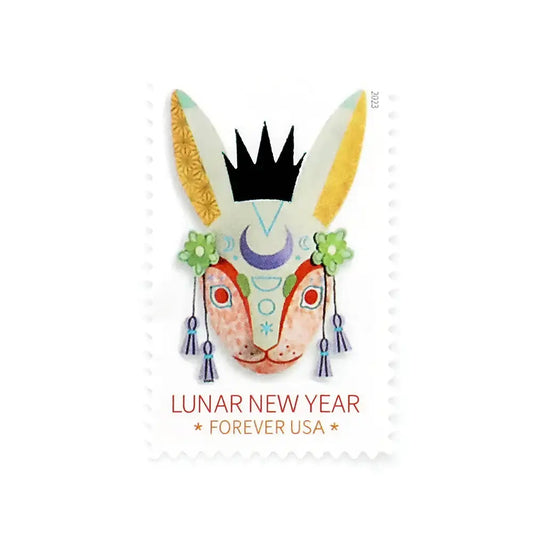 2023 Lunar New Year: Year of the Rabbit Stamps 1set=5Sheets  Was $73.00/set