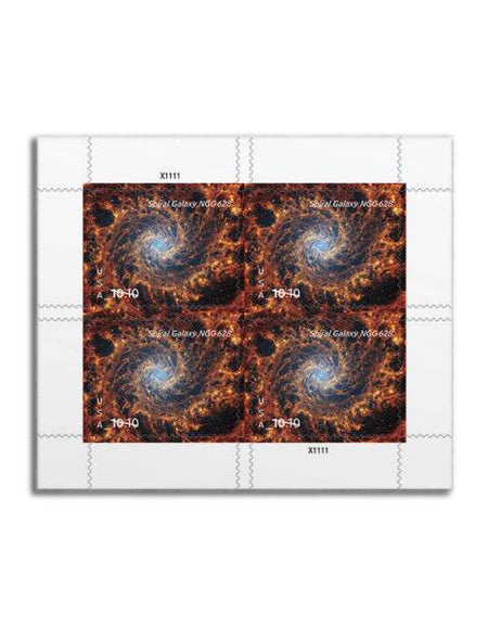 2025 Spiral Galaxy Stamps Sheet of 4Priority Mail Stamp 1set=5Sheets Was $73.00/set - stampworldstore