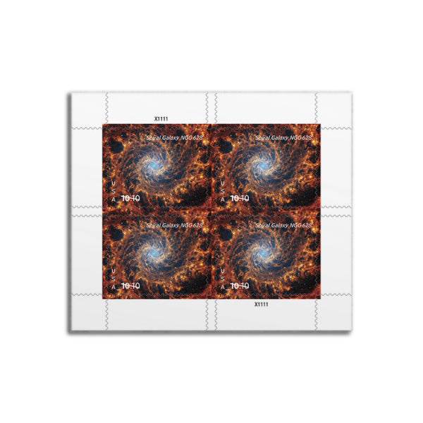 2025 Spiral Galaxy Stamps Sheet of 4Priority Mail Stamp 1set=5Sheets Was $73.00/set - stampworldstore