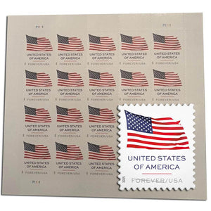 U.S. Flag 2025 Stamps Sheet of 20. 1set=5Sheets Was $73.00/set - stampworldstore