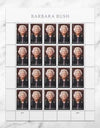 2025 Barbara Bush Stamp 1set=5Sheets Was $73.00/set - stampworldstore