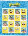 2025 SpongeBob SquarePants Stamps 1set=5Sheets Was $73.00/set - stampworldstore