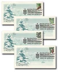 2009 Holiday Evergreens Booklet Pane of 20 First Class Stamps 1set=5Sheets Was $73.00/set - stampworldstore