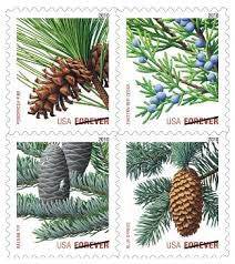 2009 Holiday Evergreens Booklet Pane of 20 First Class Stamps 1set=5Sheets Was $73.00/set - stampworldstore