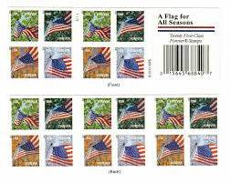 2013 First-Class Forever Stamp - A Flag for All Seasons 1set=5Sheets Was $73.00/set - stampworldstore