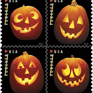 2016 USPS Jack o Lanterns Forever First Class Postage Stamps 1set=5Sheets Was $73.00/set - stampworldstore
