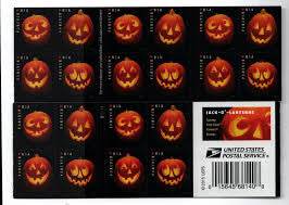 2016 USPS Jack o Lanterns Forever First Class Postage Stamps 1set=5Sheets Was $73.00/set - stampworldstore