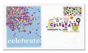 2020 Let's Celebrate stamp 1set=5Sheets Was $73.00/set - stampworldstore