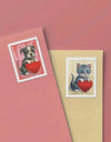 2023 USPS Cat and Dog Love Forever Stamps 1set=5Sheets Was $73.00/set - stampworldstore