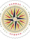 2025 Global1794 Compass Rose Stamps Sheet of 10 1set=5Sheets Was $73.00/set - stampworldstore