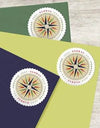 2025 Global1794 Compass Rose Stamps Sheet of 10 1set=5Sheets Was $73.00/set - stampworldstore