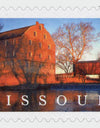 Bollinger’s Mill and Burfordville Covered Bridge Featured on Missouri Statehood Stamp 1set=5Sheets Was $73.00/set - stampworldstore