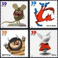 2005 U.S. Children’s Book Animals 16-Stamp Sheet 1set=5Sheets  Was $73.00/set