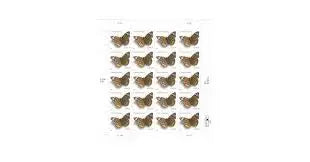 2006 US Common Buckeye Butterfly Stamps - Full Booklet Pane of 10 1set=5Sheets  Was $73.00/set