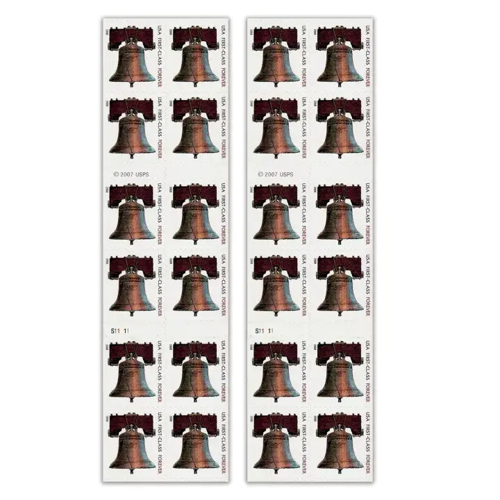 2008 USPS Liberty Bell First-Class Forever Stamps 1set=5Sheets  Was $73.00/set