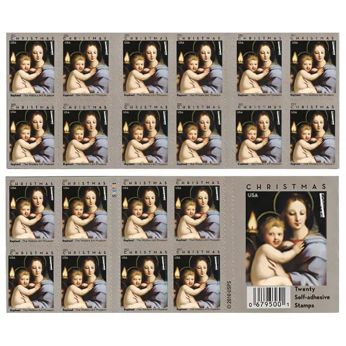2011 Raphael Madonna of the Candelabra Stamps 1set=5Sheets  Was $73.00/set