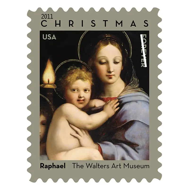 2011 Raphael Madonna of the Candelabra Stamps 1set=5Sheets  Was $73.00/set