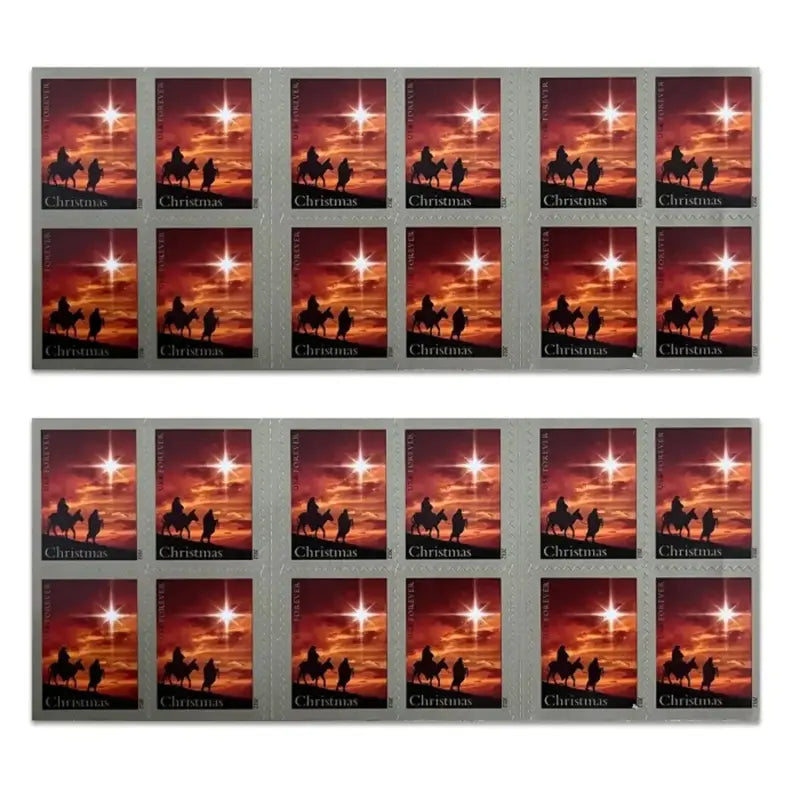 2012 Holy Family Forever Stamp Christmas 1set=5Sheets  Was $73.00/set