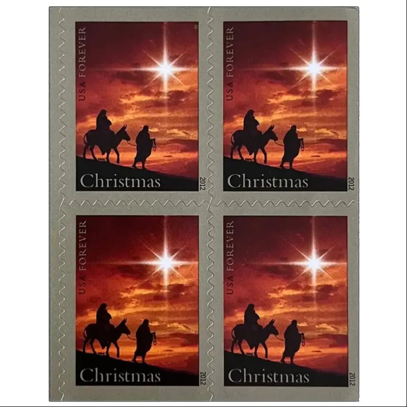 2012 Holy Family Forever Stamp Christmas 1set=5Sheets  Was $73.00/set