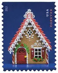 2013 US Holiday Gingerbread Houses Forever Postage Stamps 1set=5Sheets  Was $73.00/set