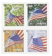 2013 First-Class Forever Stamp - A Flag for All Seasons 1set=5Sheets  Was $73.00/set