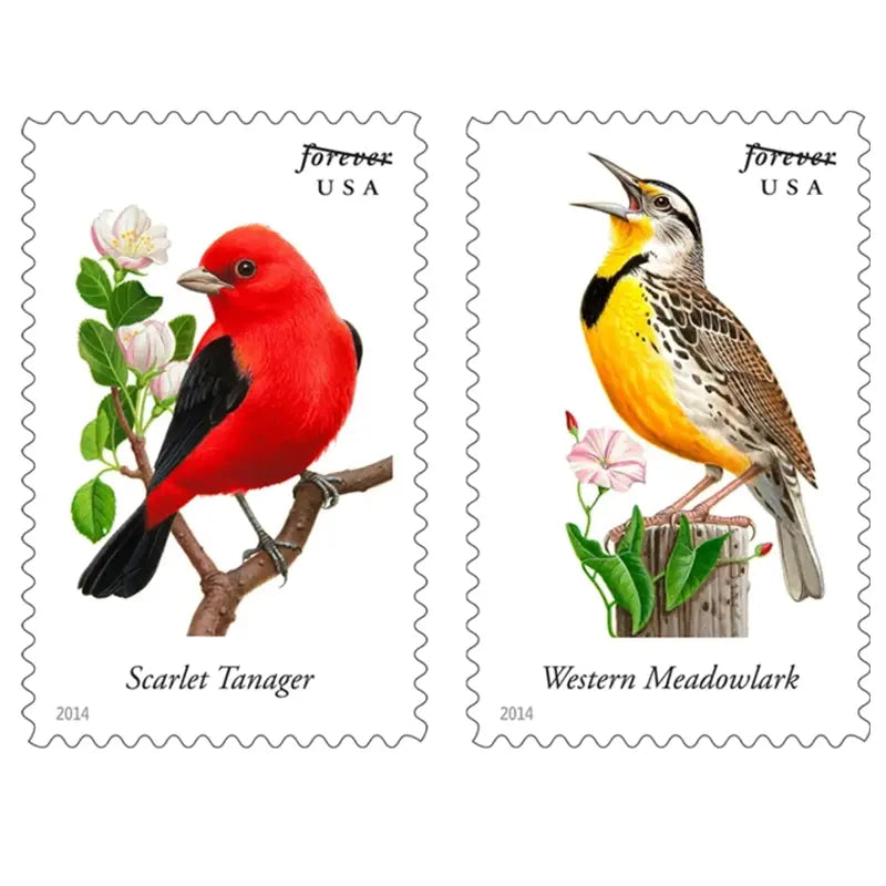 2014 Songbirds Forever Stamps 1set=5Sheets  Was $73.00/set