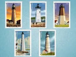 2015 New England Coastal Lighthouse Postage Stamps 1set=5Sheets  Was $73.00/set