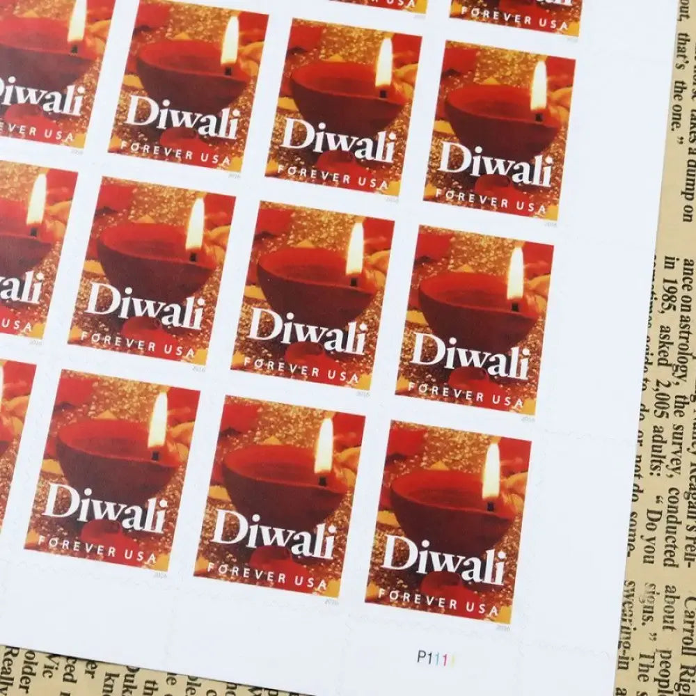2016 USPS Diwali Celebration First Class Postage Stamps 1set=5Sheets  Was $73.00/set