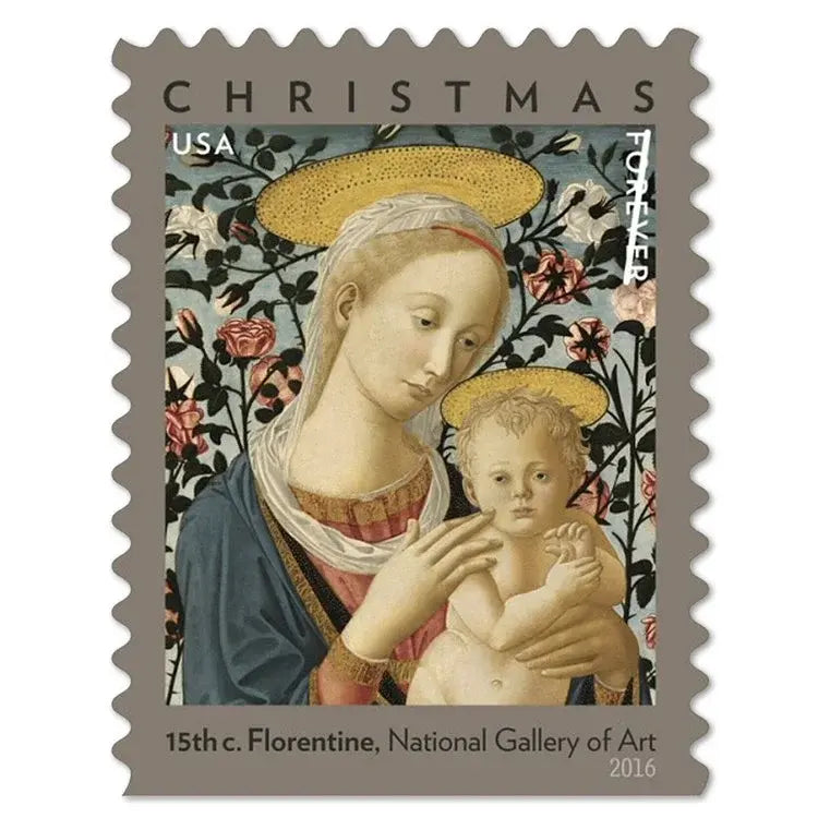 2016 USPS Florentine Madonna and Child Forever Stamps 1set=5Sheets  Was $73.00/set