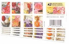 2016 US Botanical Art Beautiful Flower Bloom Forever Postage Stamps 1set=5Sheets  Was $73.00/set