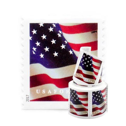 2017 USPS Forever American Flag Stamps Was $73.00/roll