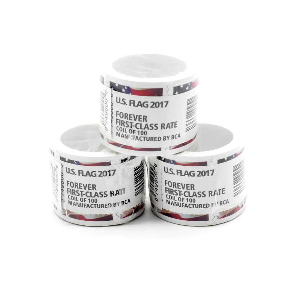 2017 USPS Forever American Flag Stamps Was $73.00/roll