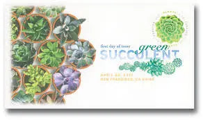 2017 USPS Global Green Succulent International Forever Stamps 1set=5Sheets  Was $73.00/set