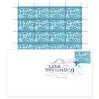 2017 Love Skywriting Wedding Sheet of 20 1set=5Sheets  Was $73.00/set