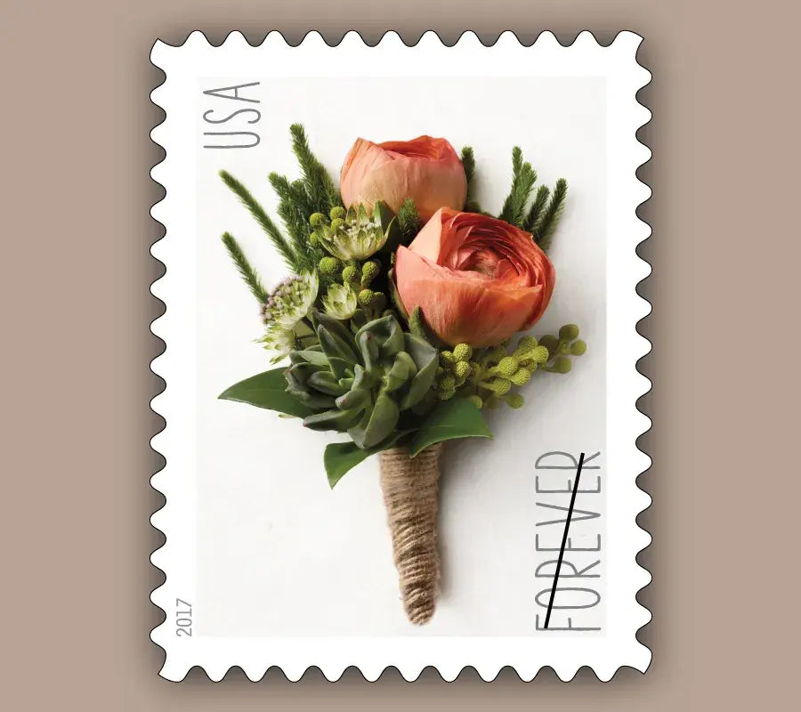 2017 USPS Celebration Boutonniere Forever Stamps 1set=5Sheets  Was $73.00/set