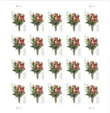 2017 USPS Celebration Boutonniere Forever Stamps 1set=5Sheets  Was $73.00/set