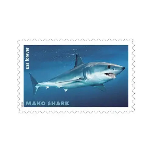 2017 USPS Shark First Class Forever Postage Stamps 1set=5Sheets  Was $73.00/set