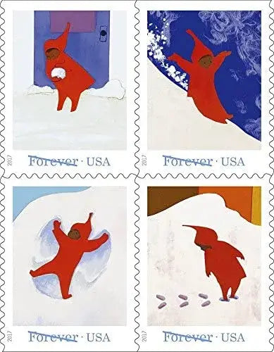 2017 USPS Snowy Day Forever Postage Stamps 1set=5Sheets  Was $73.00/set