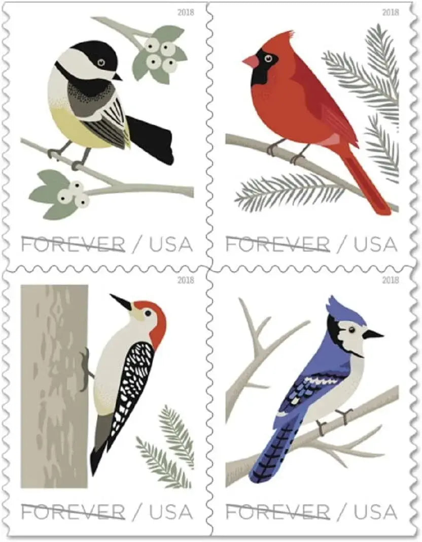 2018 USPS Forever Stamp Sheets Featuring Birds 1set=5Sheets  Was $73.00/set
