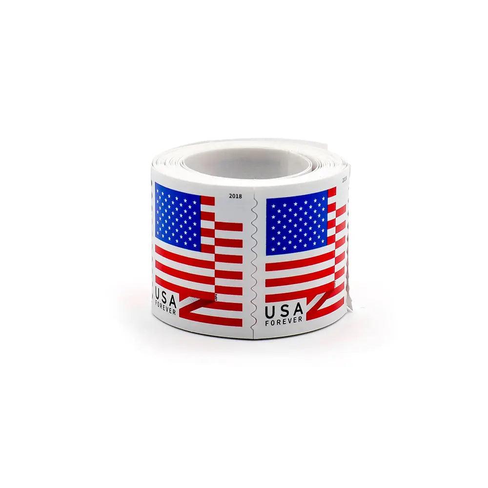 2018 USPS Forever American Flag Stamps Rolls Was $73.00/roll